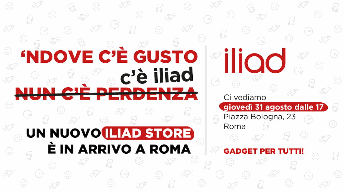 Nuovo iliad Store piazza Bologna Roma